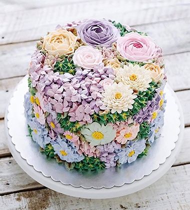 Торты с цветами